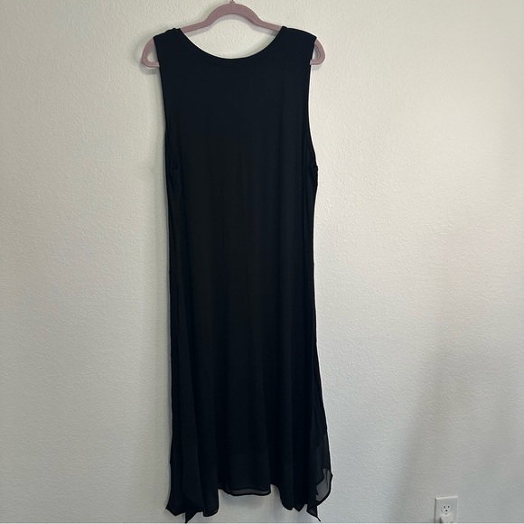 LOGO by Lori Goldstein Black Sleeveless Maxi Dress - Picture 5 of 6